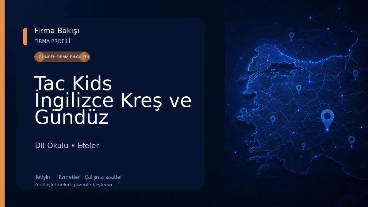 Tac Kids İngilizce Kreş ve Gündüz Bakımevi Dil Okulu