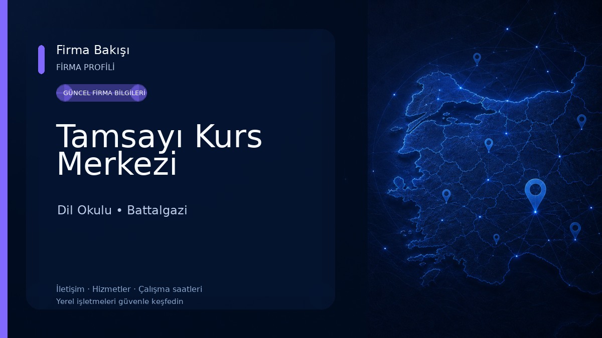 Tamsayı Kurs Merkezi Dil Okulu