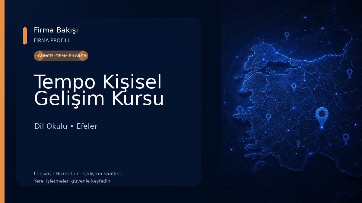 Tempo Kişisel Gelişim Kursu Dil Okulu