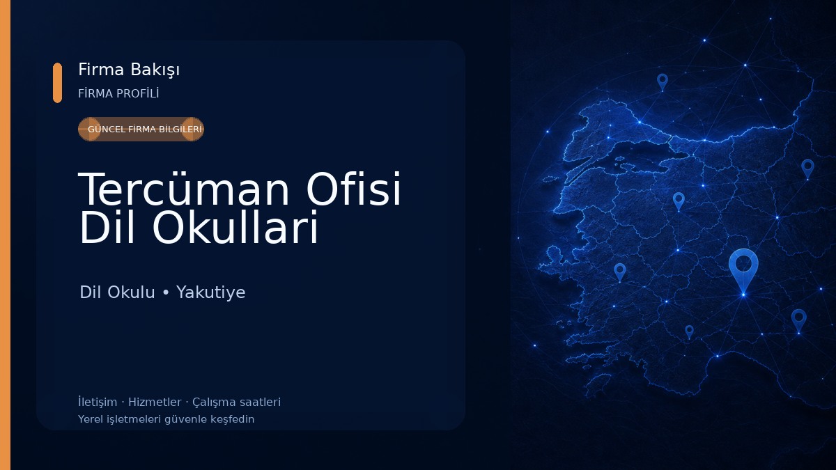 Tercüman Ofisi Dil Okullari