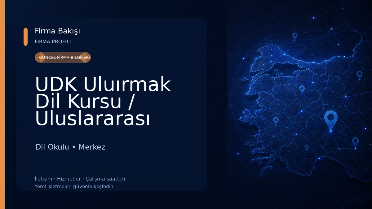 UDK Uluırmak Dil Kursu / Uluslararası Diller Kurumu | Aksaray Vize | Aile Birleşimi Dil Okulu