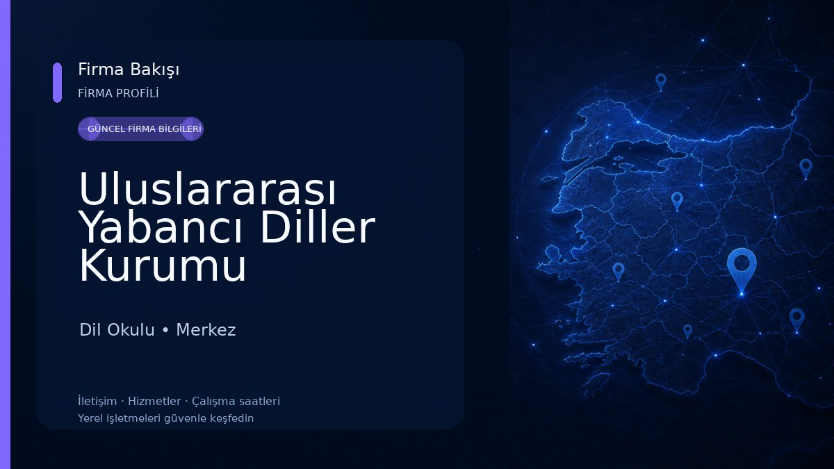 Uluslararası Yabancı Diller Kurumu Dil Okulu