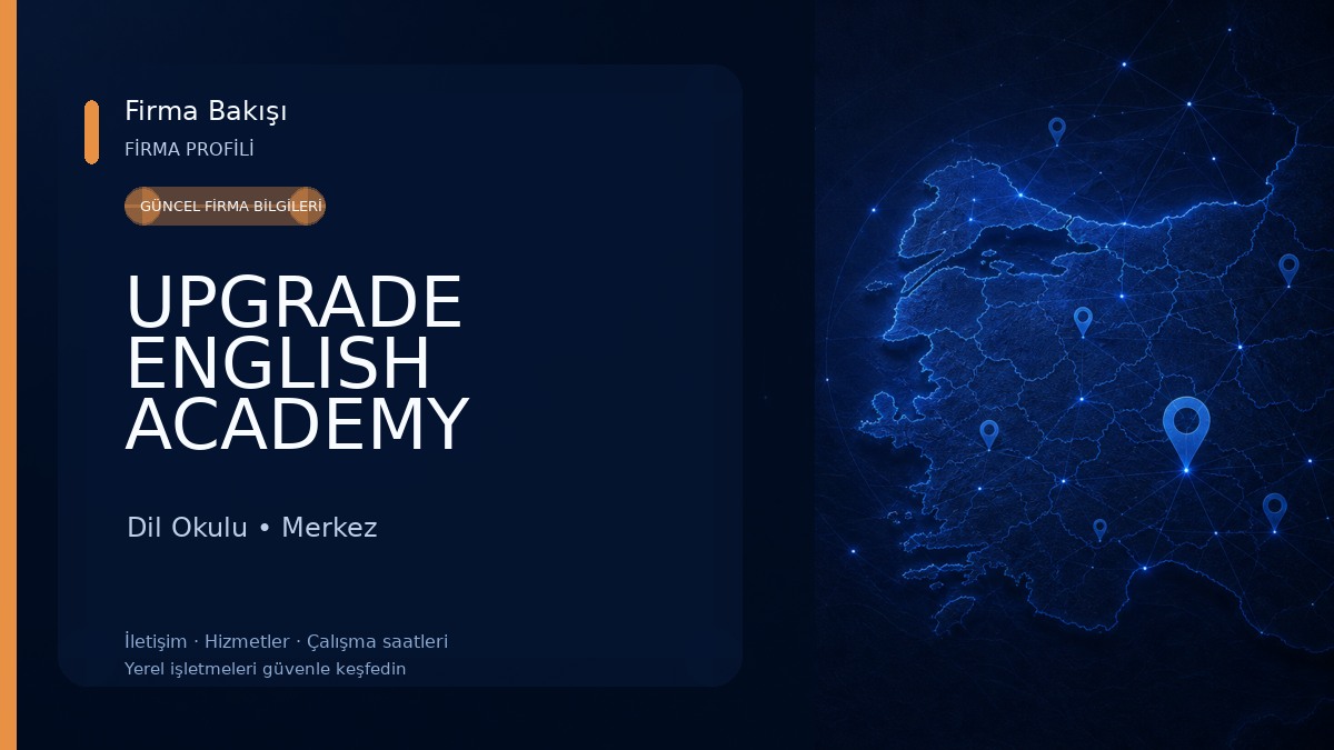 UPGRADE ENGLISH ACADEMY Dil Okulu