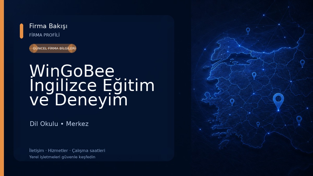 WinGoBee İngilizce Eğitim ve Deneyim Merkezi Nevşehir Dil Okulu