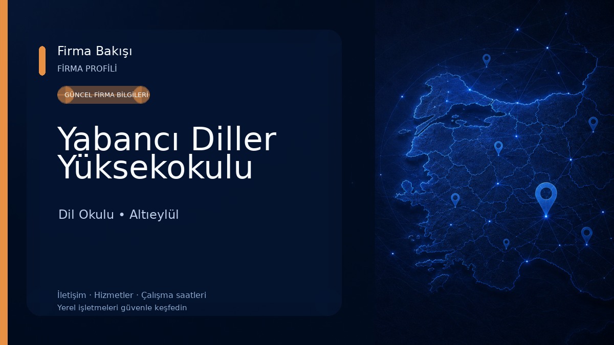 Yabancı Diller Yüksekokulu Dil Okulu