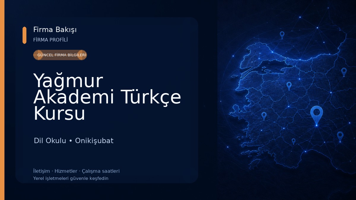 Yağmur Akademi Türkçe Kursu Dil Okulu