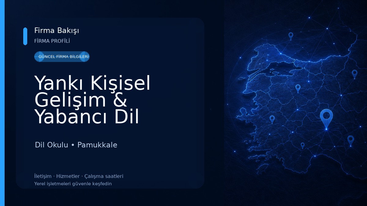Yankı Kişisel Gelişim & Yabancı Dil Kursu 
