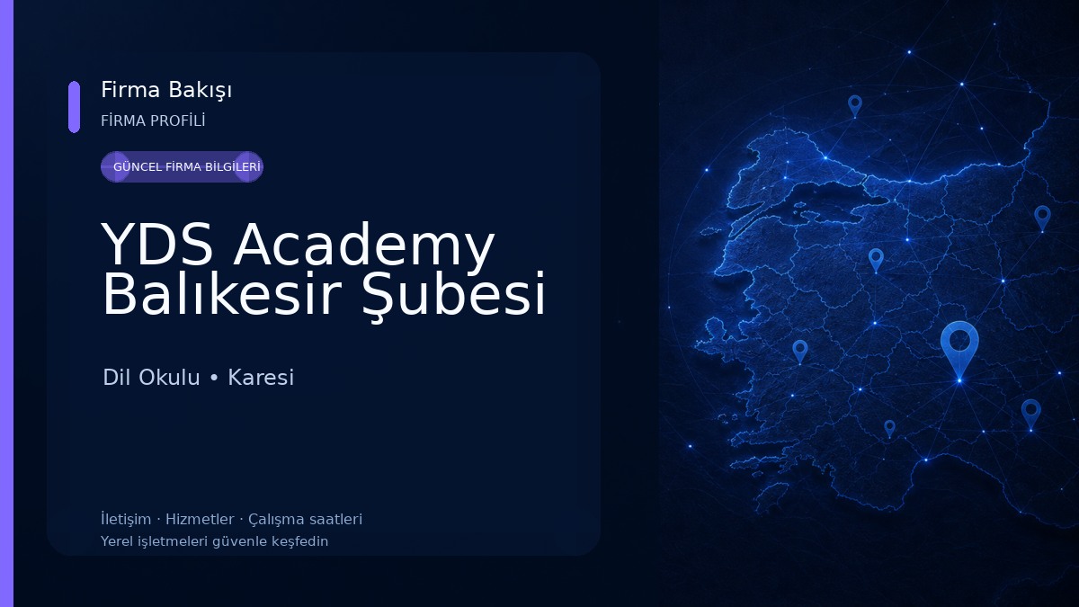 YDS Academy Balıkesir Şubesi Dil Okulu
