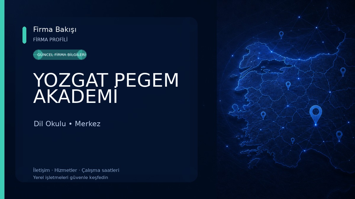 YOZGAT PEGEM AKADEMİ Dil Okulu